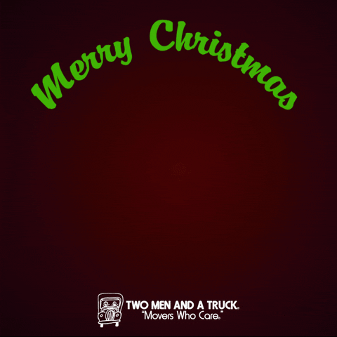 Moving Merry Christmas GIF by TWO MEN AND A TRUCK®