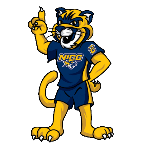 Chase Cougar Sticker by Northeast Iowa Community College