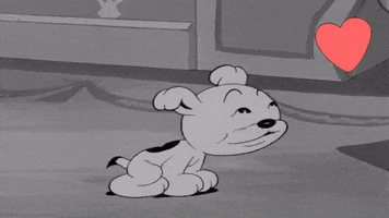 Black And White Love GIF by Fleischer Studios