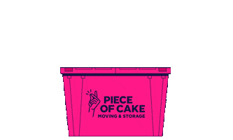 Piece of Cake Moving & Storage Sticker