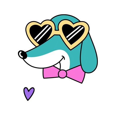 Happy In Love Sticker by JC Dog Accessories