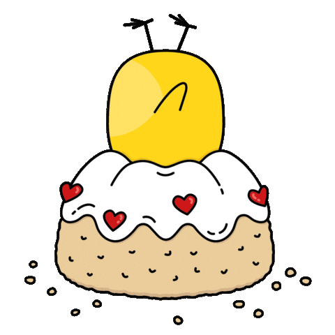 Happy Birthday Cake Sticker by Beaky Boops