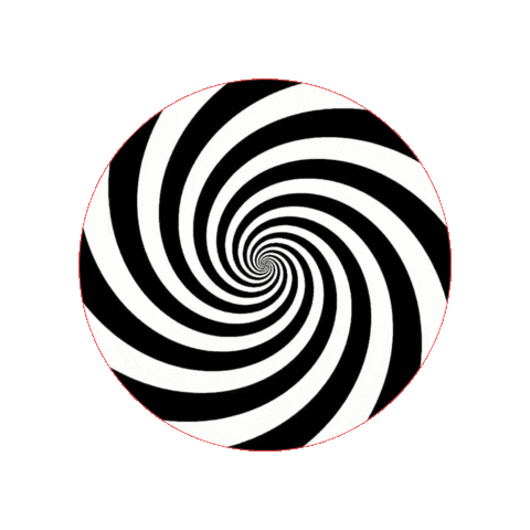 Spiral Illusion Sticker
