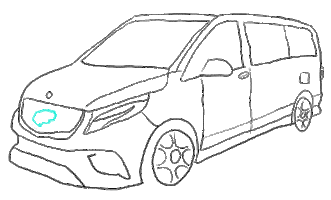 Car Van Sticker by brainstormunich meida