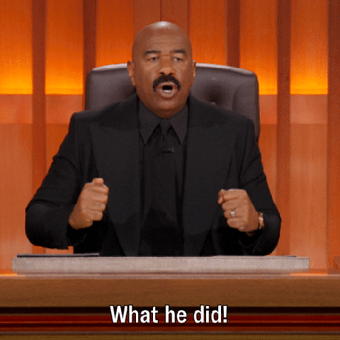 Angry Steve Harvey GIF by ABC Network