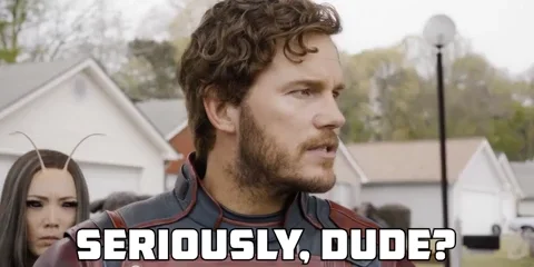 Guardians Of The Galaxy Seriously GIF