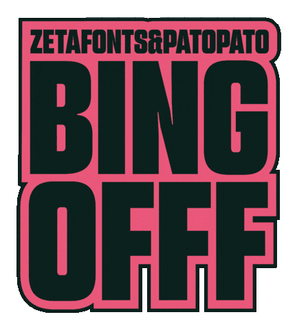 Zetafonts Sticker