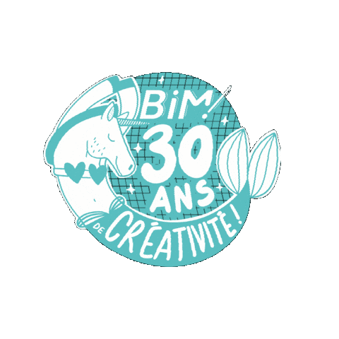 Anniversaire 30Ans Sticker by STUDIO BIM!