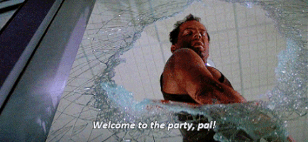 Image result for Welcome to the party pal gif