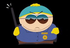 Cartman Cop GIF