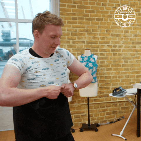 Sewing Bee Superman GIF by The Great British Sewing Bee