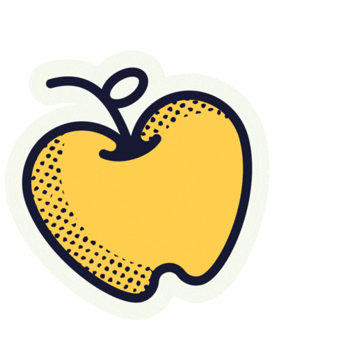 Manzana Sticker by Conjuve