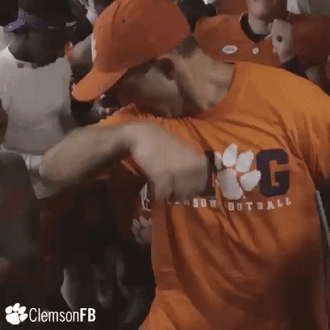 College Football Coach GIF by Clemson Tigers