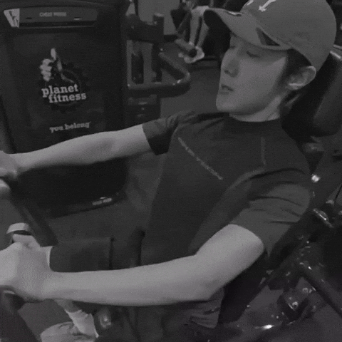 Black And White Gym GIF