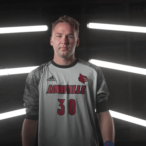 Troutman Shrug GIF by Louisville Cardinals