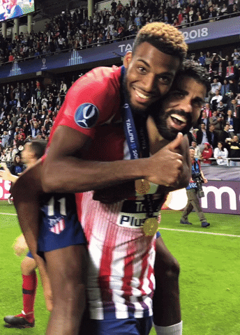 happy diego costa GIF by Atlético de Madrid