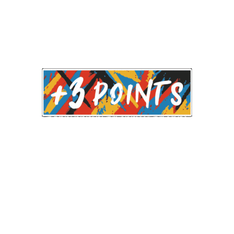 Three Points Basketball Sticker by Colegio Inglés