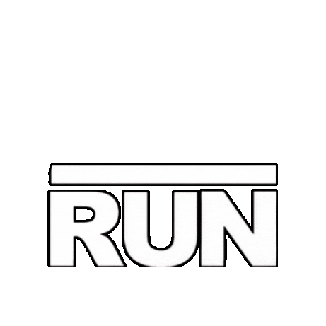 Run Running Sticker by HYRPWR