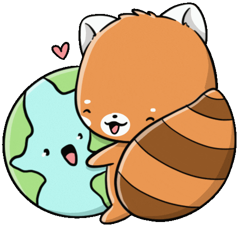 Red Panda Hug Sticker By Cutiesquad For Ios Android Giphy