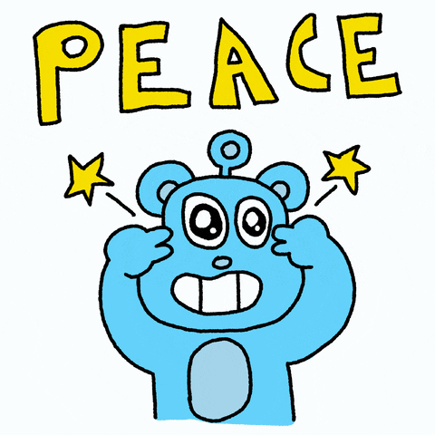 Peace Out GIF by TEJI