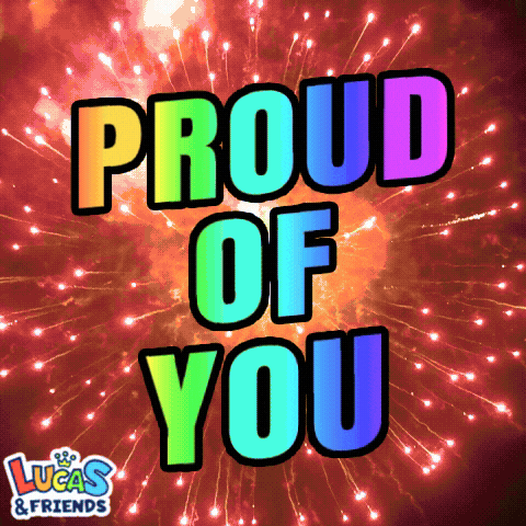 Well Done Good Job GIF by Lucas and Friends by RV AppStudios