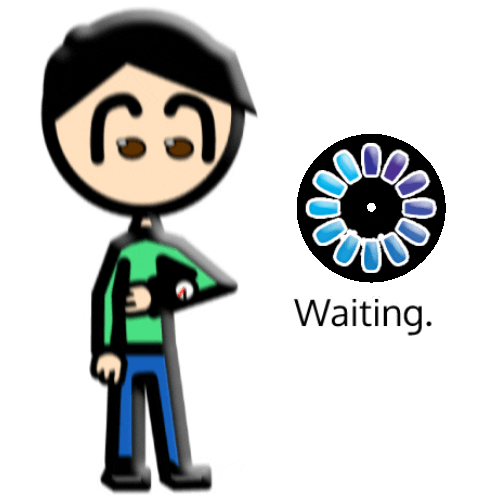 Time Waiting Sticker