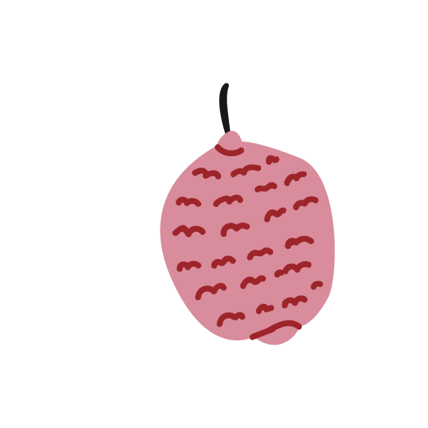 Fruta Sticker by Lolea España