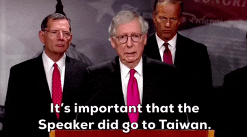 Mitch Mcconnell Taiwan GIF by GIPHY News