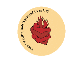 Im Fine Mental Health Sticker