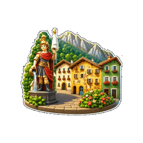 Mittelalter Sticker by Bad Reichenhall