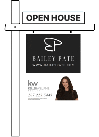 Open House Real Estate Sign Sticker by Bailey Pate