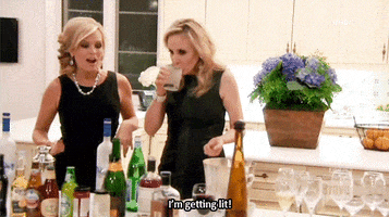 Real Housewives Drinking animated GIF