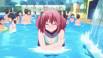 Pink Hair Anime Girl Satone GIF