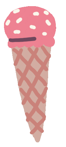 Ice Cream Summer Sticker by Sara Maese