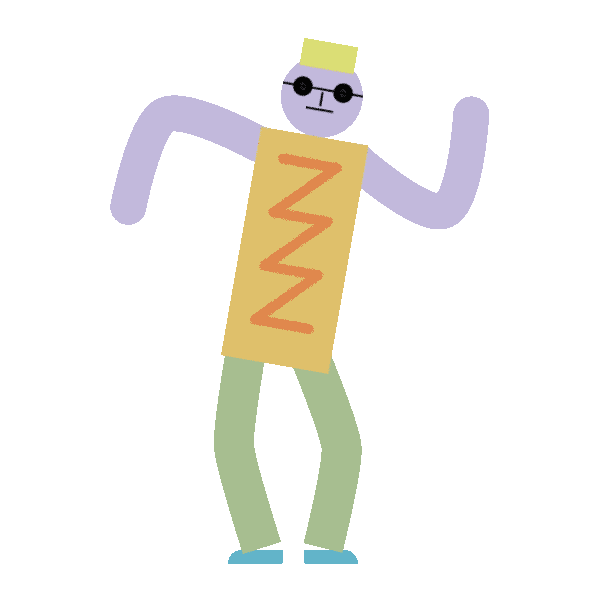 Illustration Dancing Sticker for iOS & Android GIPHY
