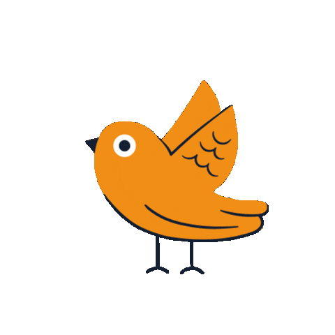 Pajarito Sticker by Wendy Ramos
