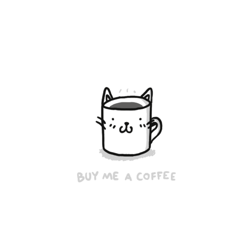 cat coffee GIF by hoppip