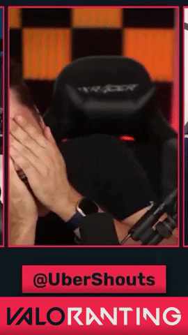 Hands On Face Crying GIF by VALORANTING