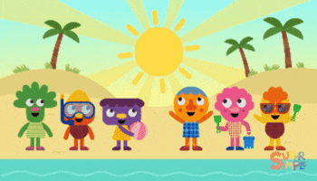 Palm Trees Summer GIF by Super Simple