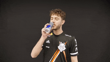 Red Bull Drinking GIF by G2 Esports