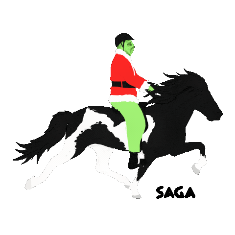 Grinch Sticker by Saga Reitschulen