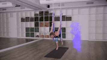 Yoga Hanging Upside Down GIF by YOGABODY