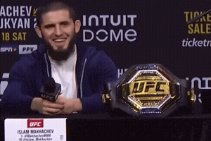 Islam Makhachev Laugh GIF
