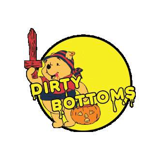 Winnie The Pooh Halloween Sticker by FERRY