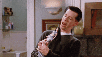 playing will and grace GIF