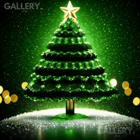 Christmas Tree Dance GIF by Gallery.fm