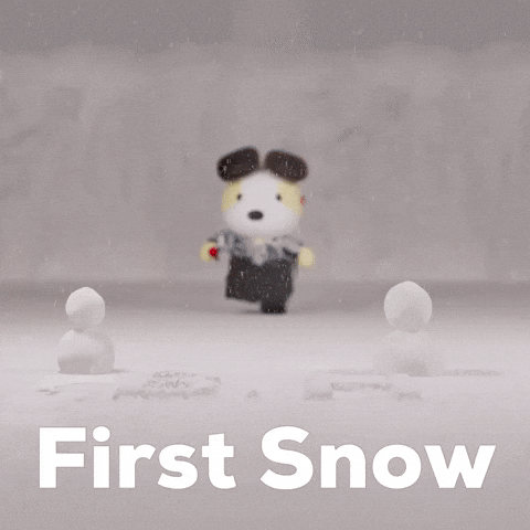 First Snow GIF