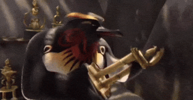 Surfs Up Penguin GIF