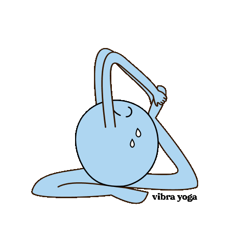 vibra yoga Sticker