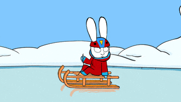Ski Fete GIF by Simon Super Rabbit